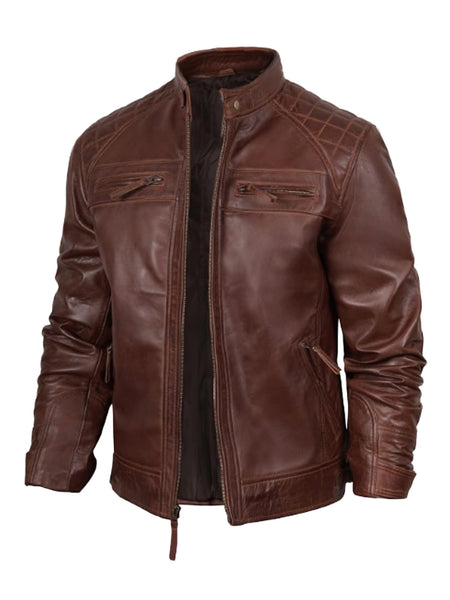 CHAQUETA DE CUERO KEANU