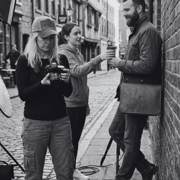 MORRAL DE CUERO GENUINO PREMIUM DUBLIN