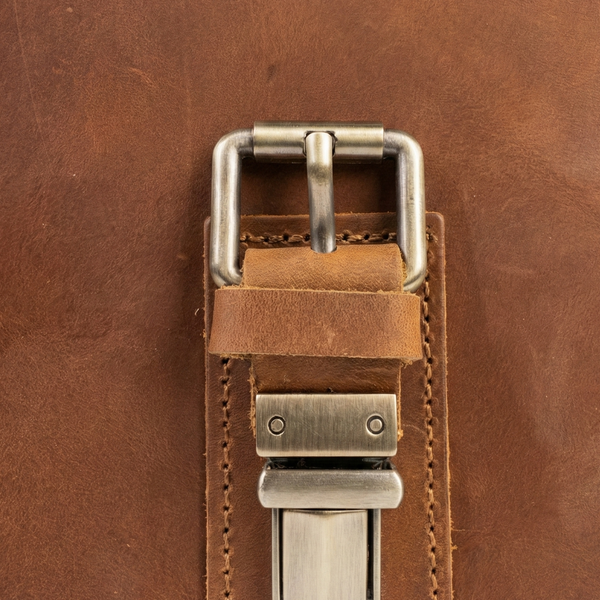 MALETIN DE CUERO GENUINO FULL GRAIN OLD YORK