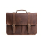 MALETIN DE CUERO GENUINO FULL GRAIN OLD YORK BRONCE