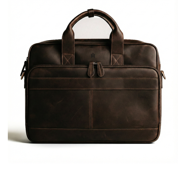 MALETÍN DE CUERO GENUINO HOMBRE OXFORD