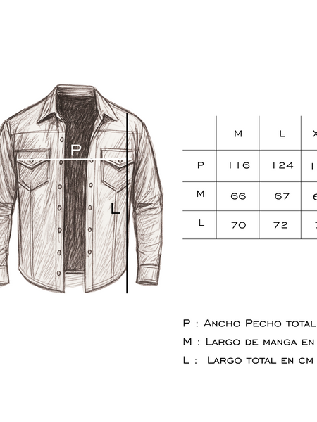 SOBRECAMISA DE CUERO