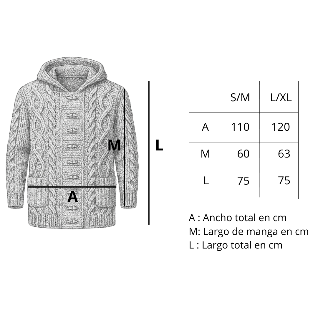 CHAQUETÓN HOMBRE DE ALPACA CORTO