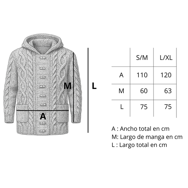 CHAQUETÓN HOMBRE DE ALPACA CORTO