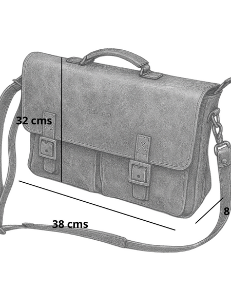 MALETIN CUERO GENUINO FULL GRAIN EXECUTIVE CAOBA