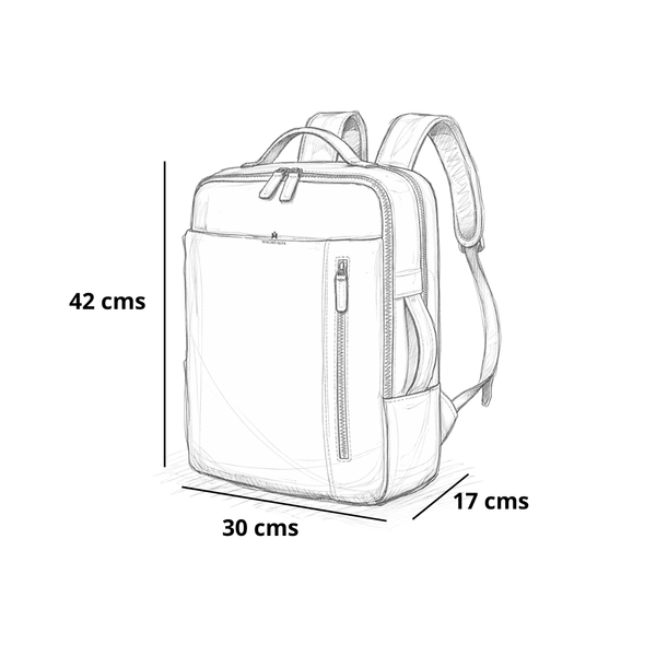 MOCHILA DE CUERO GENUINO PREMIUM STIRLING