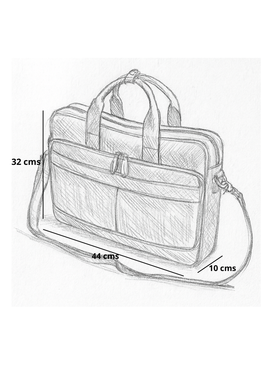 MALETÍN DE CUERO GENUINO HOMBRE OXFORD CAMEL