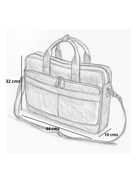 MALETÍN DE CUERO GENUINO HOMBRE OXFORD CAMEL