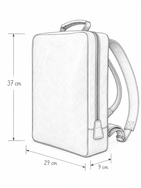 MOCHILA CLÁSICA DE CUERO - CORPORATIVO