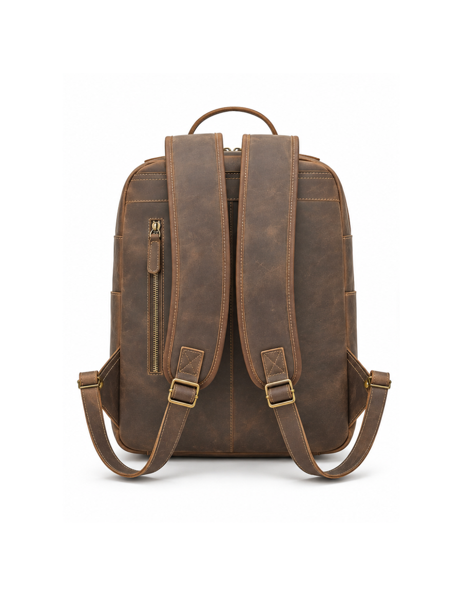MOCHILA DE CUERO GENUINO HOMBRE COLLEGE