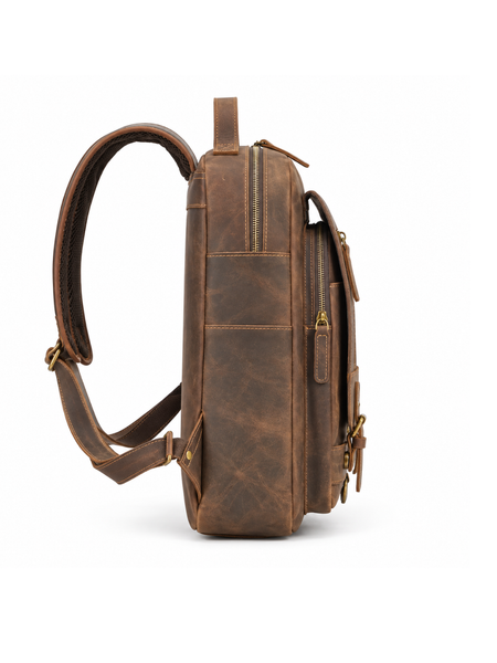 MOCHILA DE CUERO GENUINO HOMBRE COLLEGE