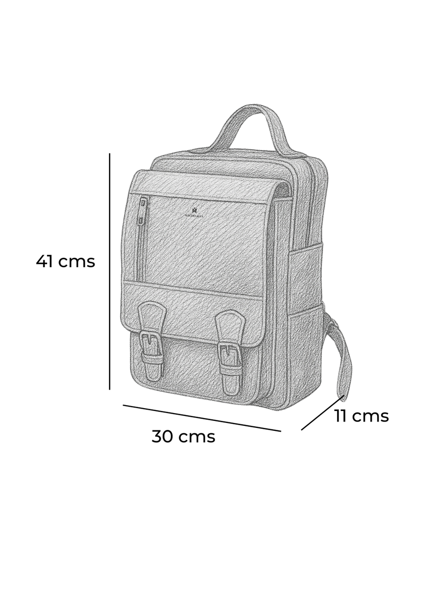 MOCHILA DE CUERO GENUINO HOMBRE COLLEGE