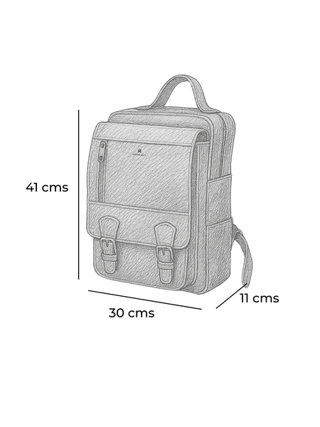 MOCHILA DE CUERO GENUINO HOMBRE COLLEGE