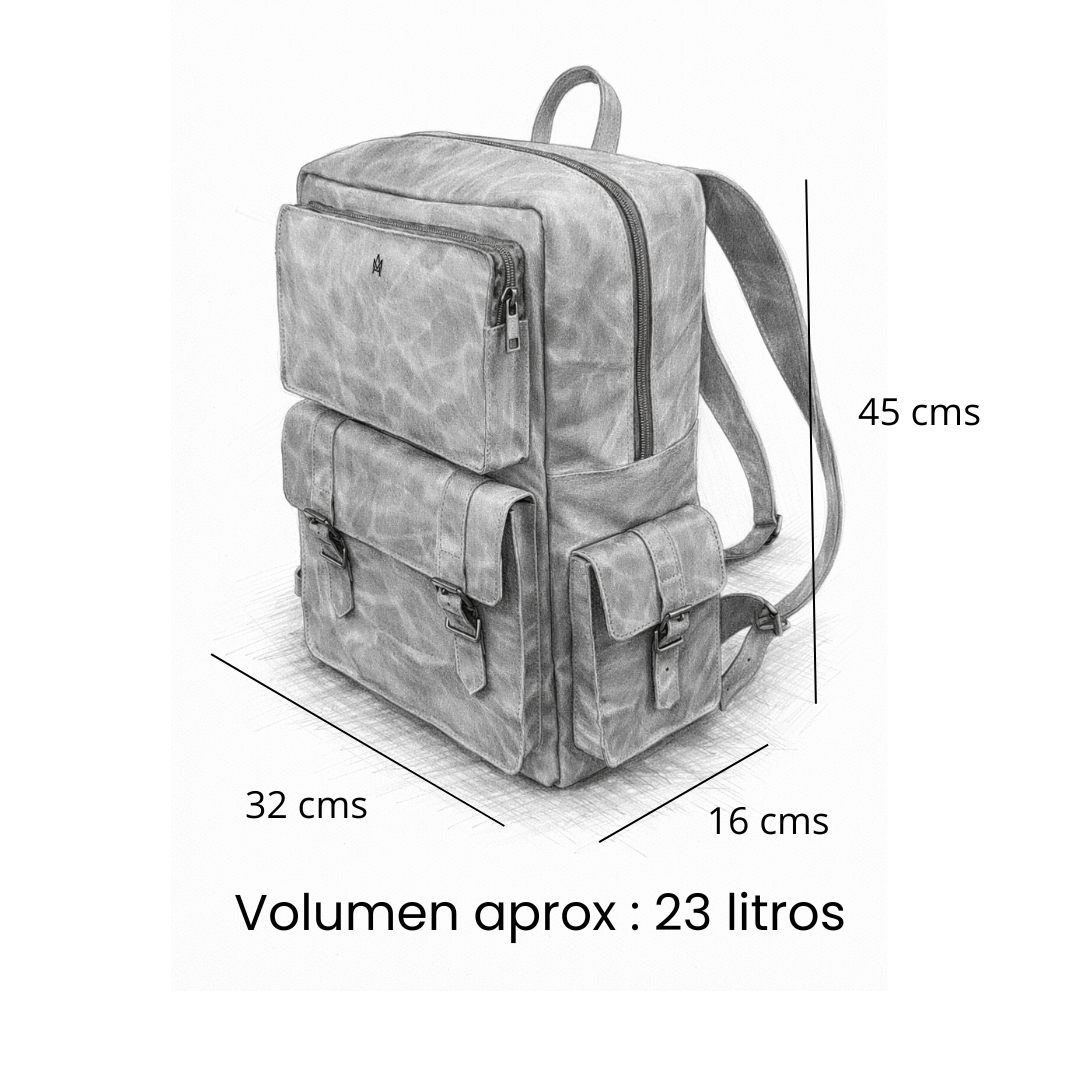 MOCHILA DE CUERO EXPEDITION DESERT