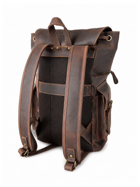 MOCHILA DE CUERO GENUINO PREMIUM MONTANA