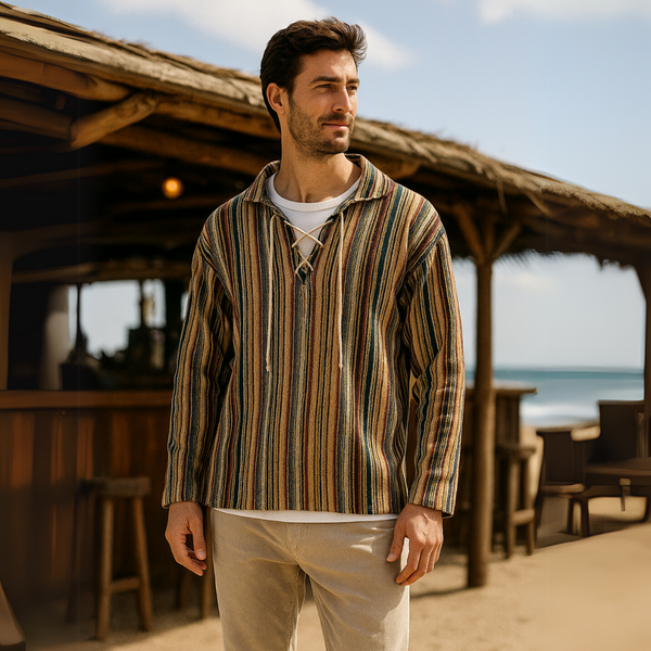 CHALECO SURFISTA BEIGE