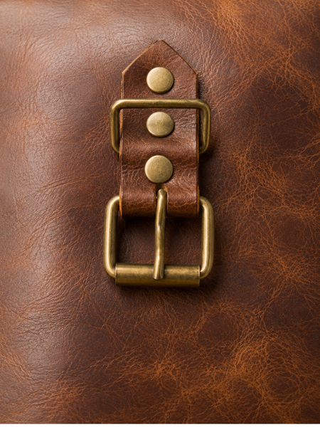 MORRAL DE CUERO GENUINO NYC