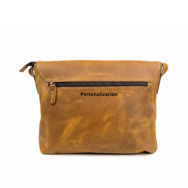 MORRAL DE CUERO GENUINO PREMIUM DUBLIN