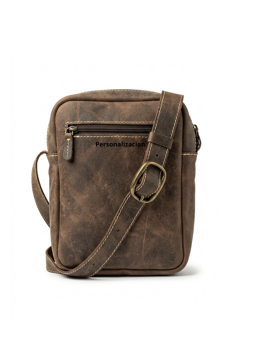 MORRAL DE CUERO GENUINO ROVER