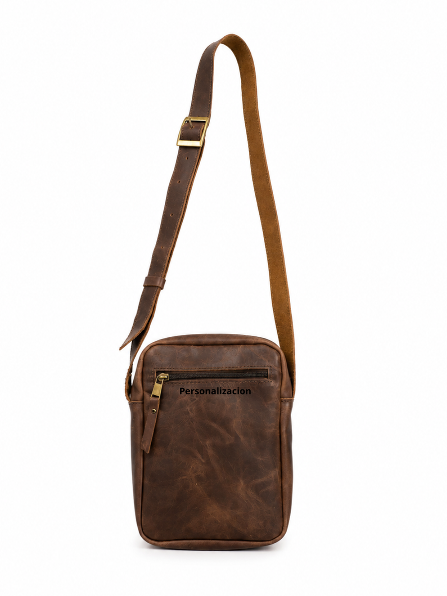 MORRAL DE CUERO GENUINO ROVER