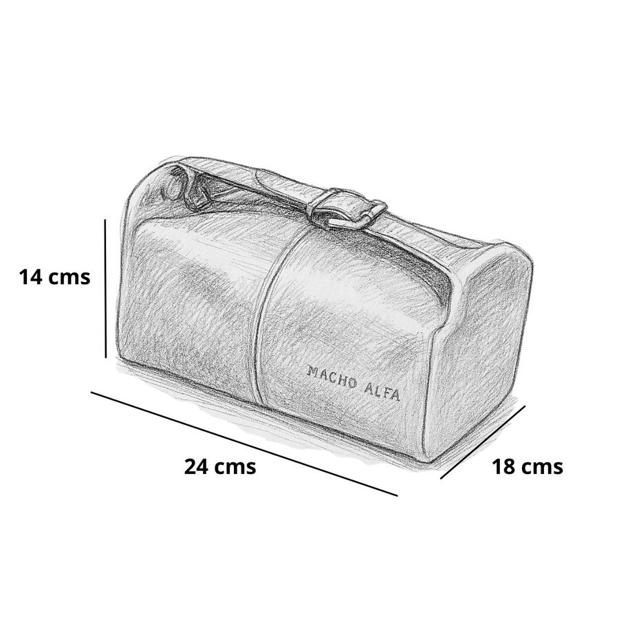 NECESER CUERO TRAVESÍA ARTESANAL