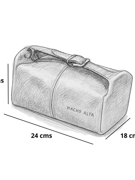 NECESER CUERO TRAVESÍA ARTESANAL