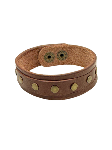 PULSERA DE CUERO HOMBRE ODIN