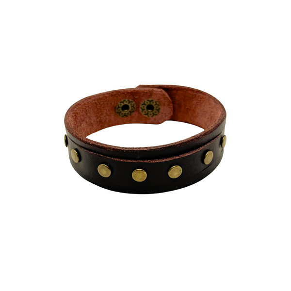 PULSERA DE CUERO HOMBRE ODIN