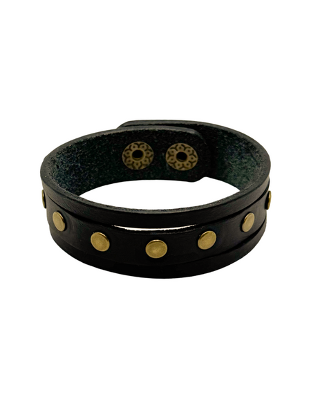 PULSERA DE CUERO HOMBRE ODIN