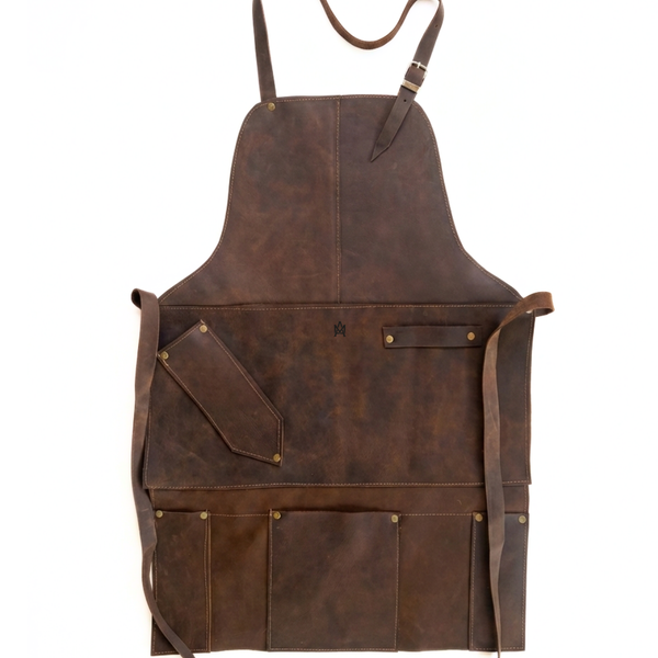 KIT PARRILLERO DEFINITIVO EN CUERO GENUINO (+ GARRAS DE REGALO)