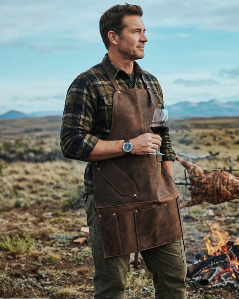 PECHERA ASADOR CUERO