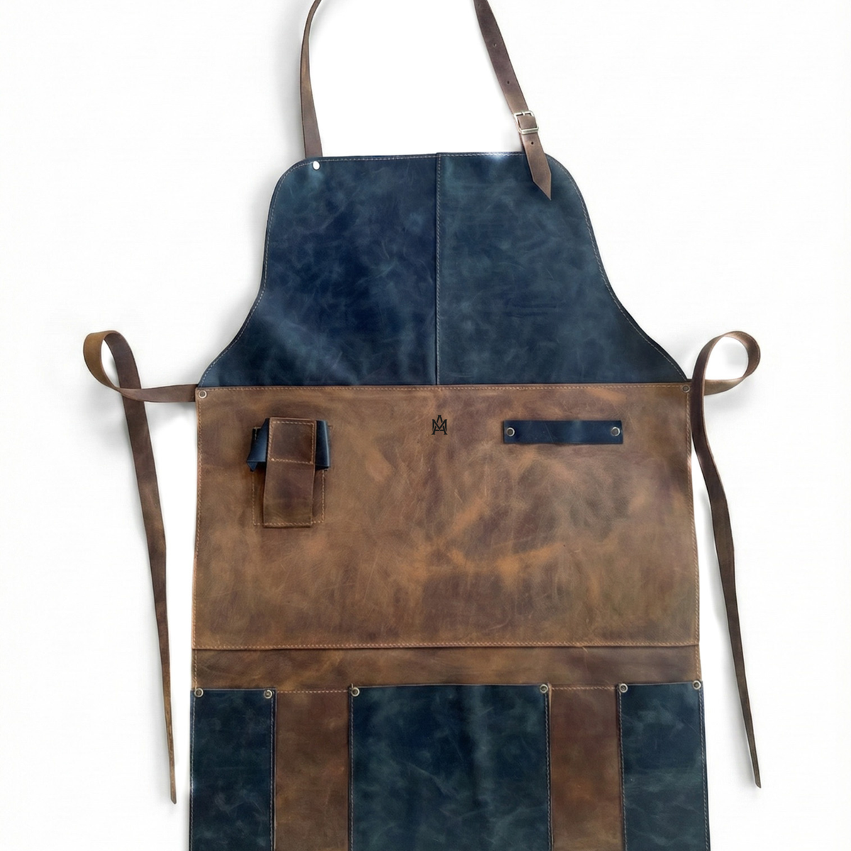 PECHERA XL DE CUERO GENUINO PARA ASADO