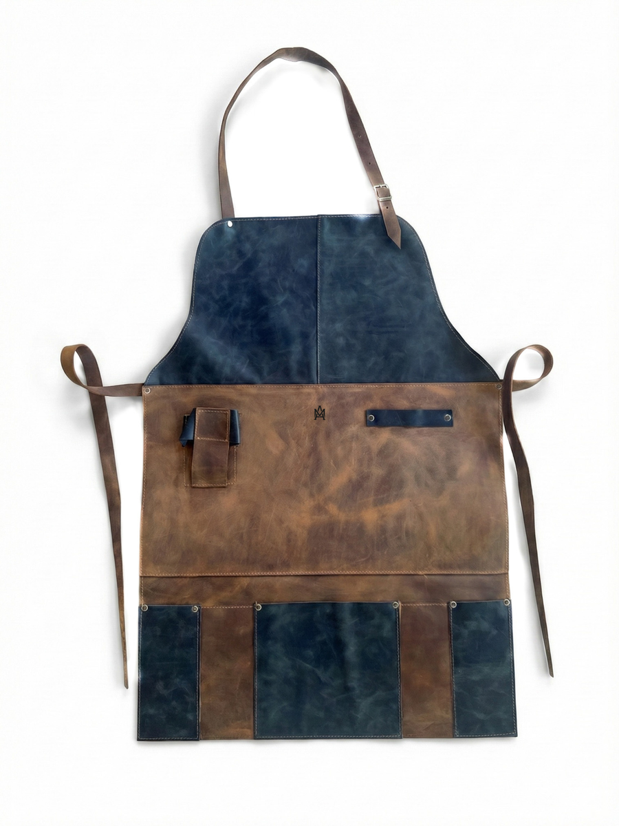 PECHERA XL DE CUERO GENUINO PARA ASADO