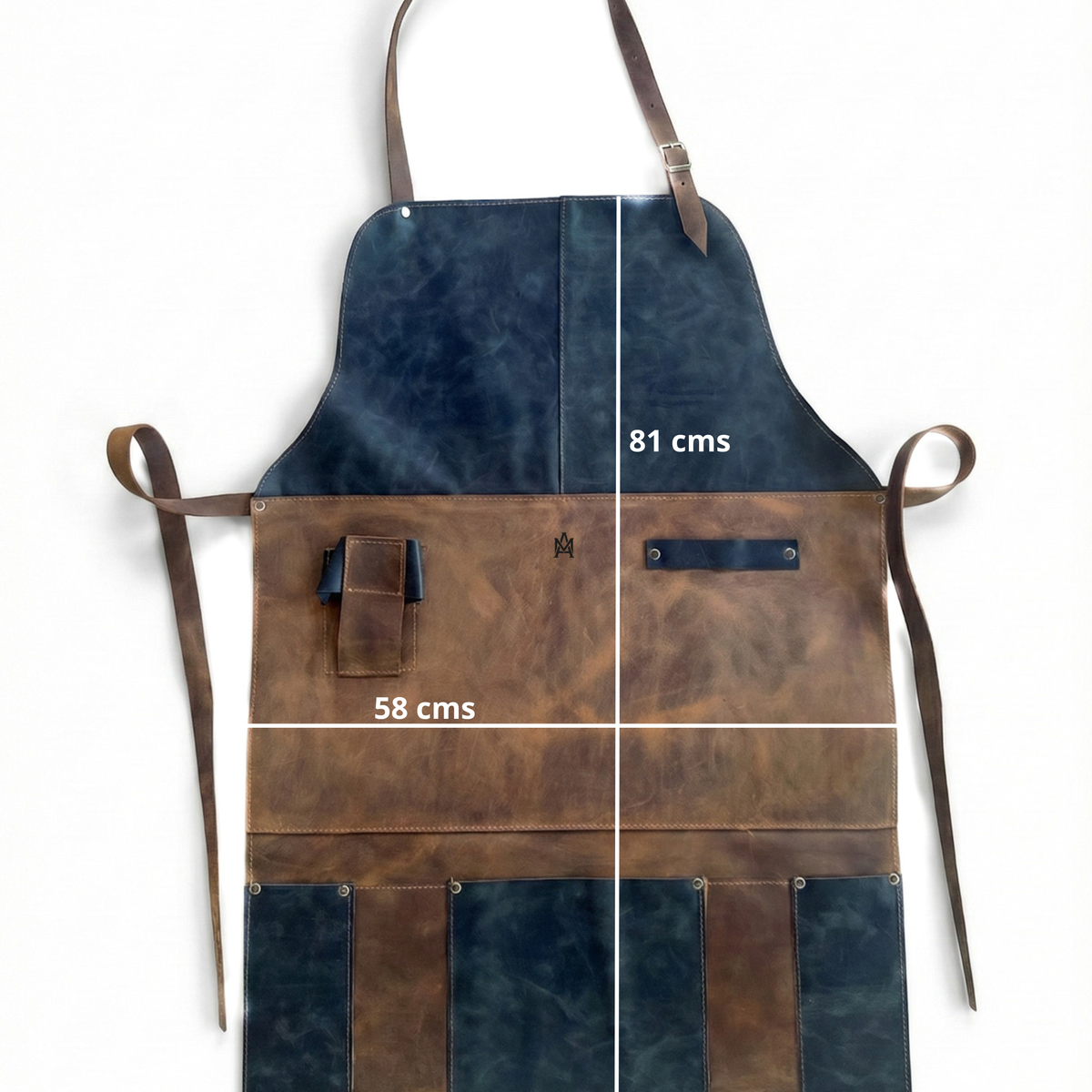 PECHERA XL DE CUERO GENUINO PARA ASADO