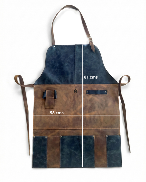 PECHERA XL DE CUERO GENUINO PARA ASADO