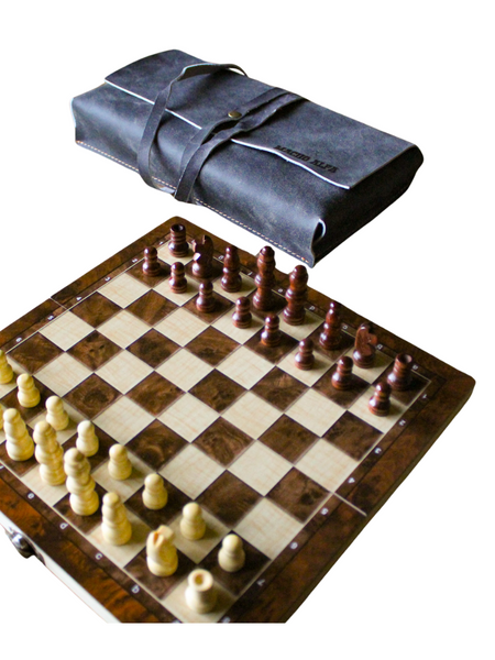 TABLERO DE JUEGOS (3 EN 1) FUNDA GRIS