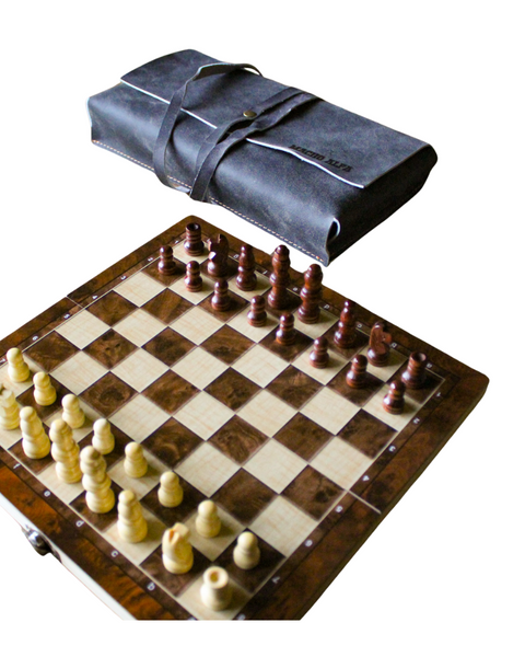 TABLERO DE JUEGOS (3 EN 1) FUNDA GRIS