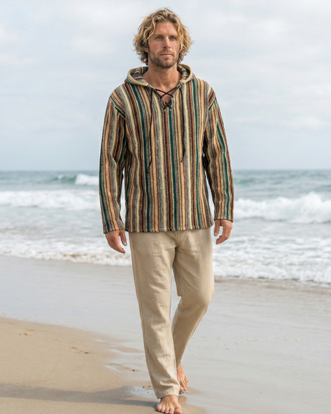 CHALECO SURFISTA BEIGE