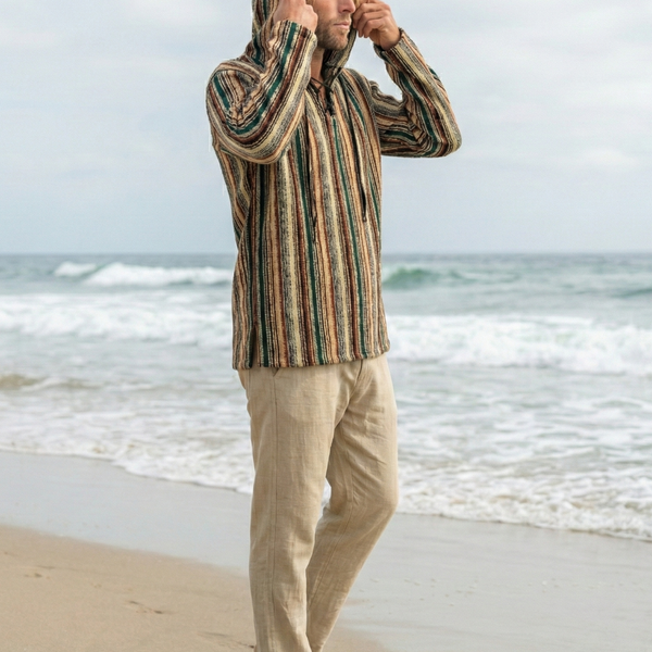 CHALECO SURFISTA BEIGE