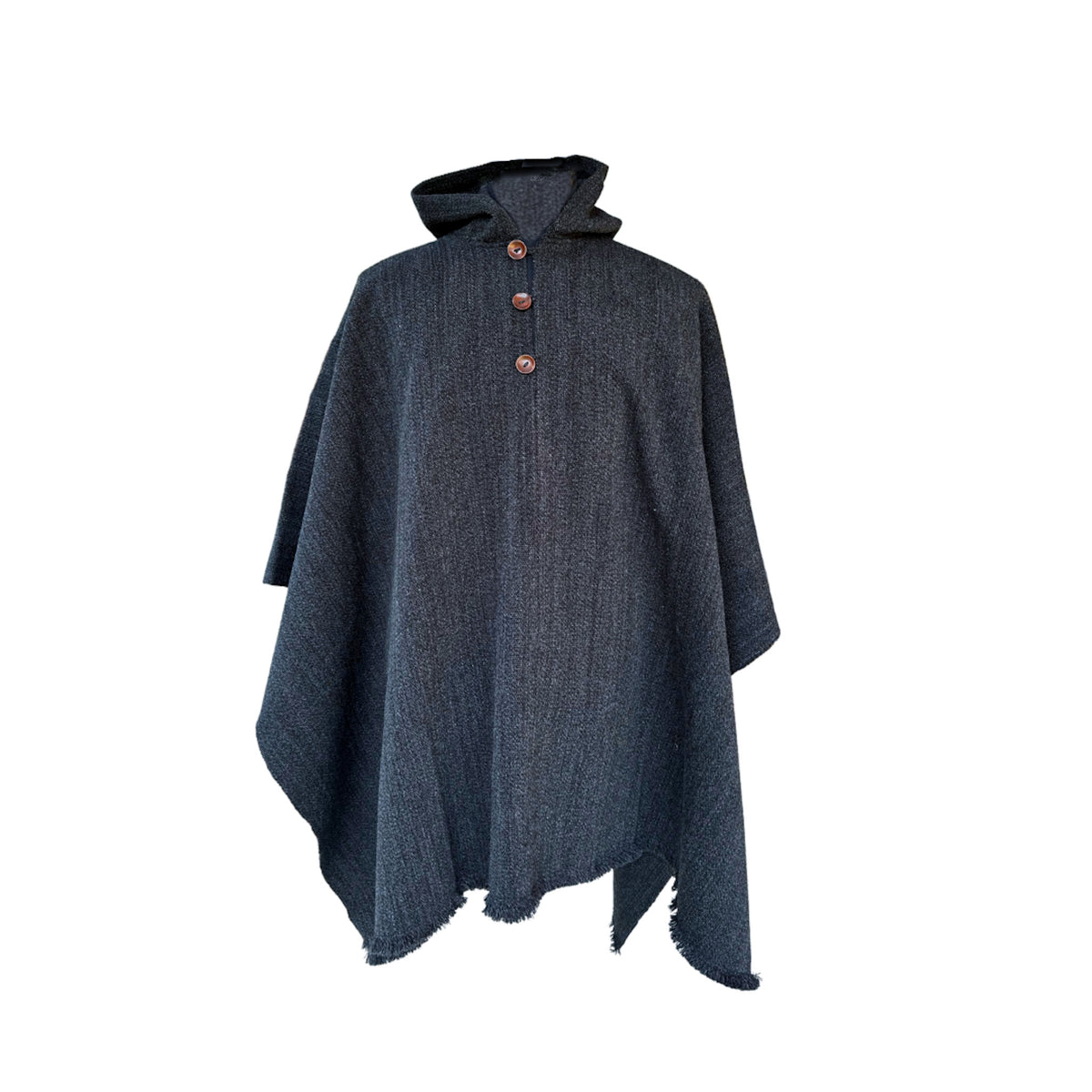 PONCHO ALPACA GRIS MARENGO