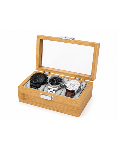 ESTUCHE PORTA RELOJES PARA 3 PIEZAS