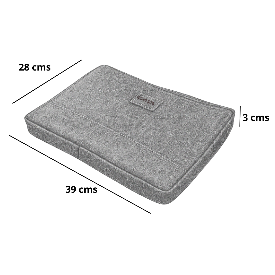PORTA NOTEBOOK DE CUERO ACOLCHADO