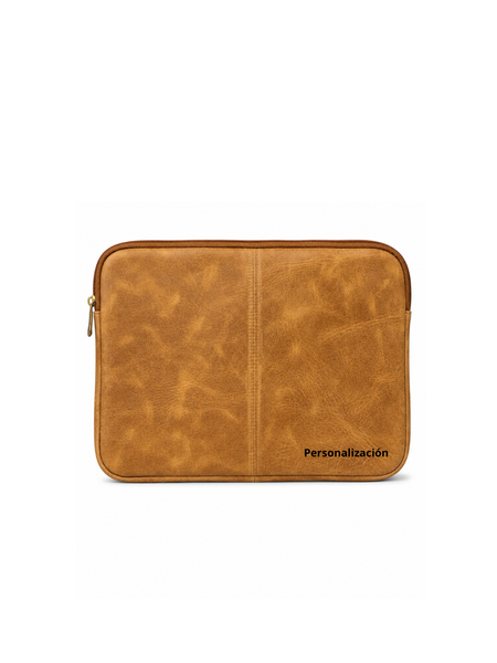FUNDA DE CUERO PARA NOTEBOOK ACOLCHADA | 14" y 15,6"