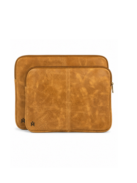 FUNDA DE CUERO PARA NOTEBOOK ACOLCHADA | 14" y 15,6"