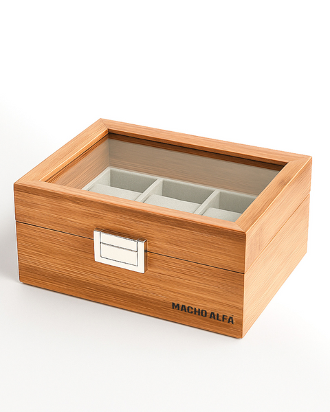 ESTUCHE PORTA RELOJES PARA 3 PIEZAS