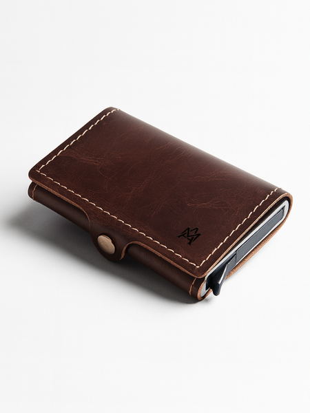 TARJETERO DE CUERO PROTECT COMPACTO