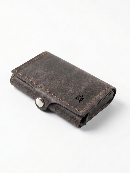 TARJETERO DE CUERO PROTECT COMPACTO