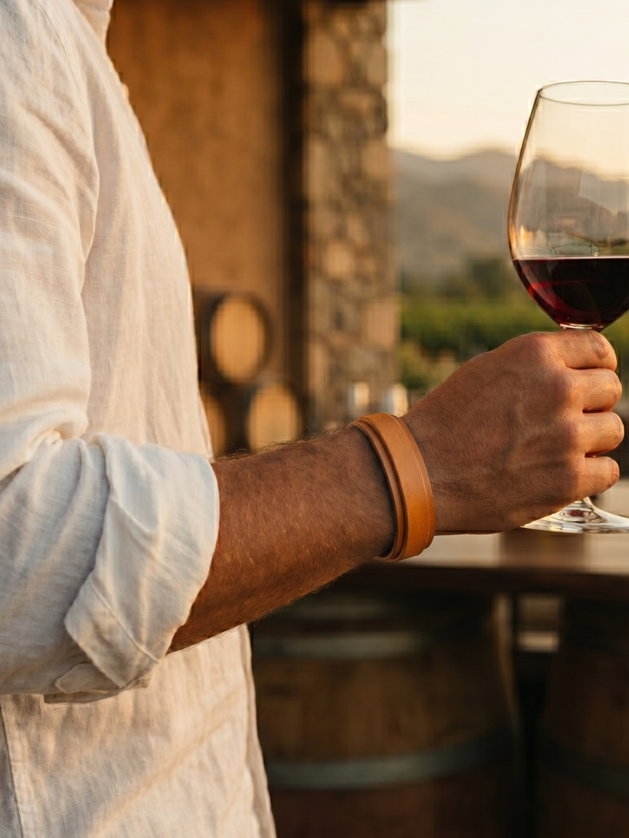 PULSERA DE CUERO HOMBRE NOMAD