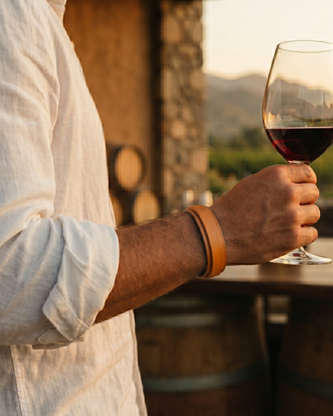 PULSERA DE CUERO HOMBRE NOMAD