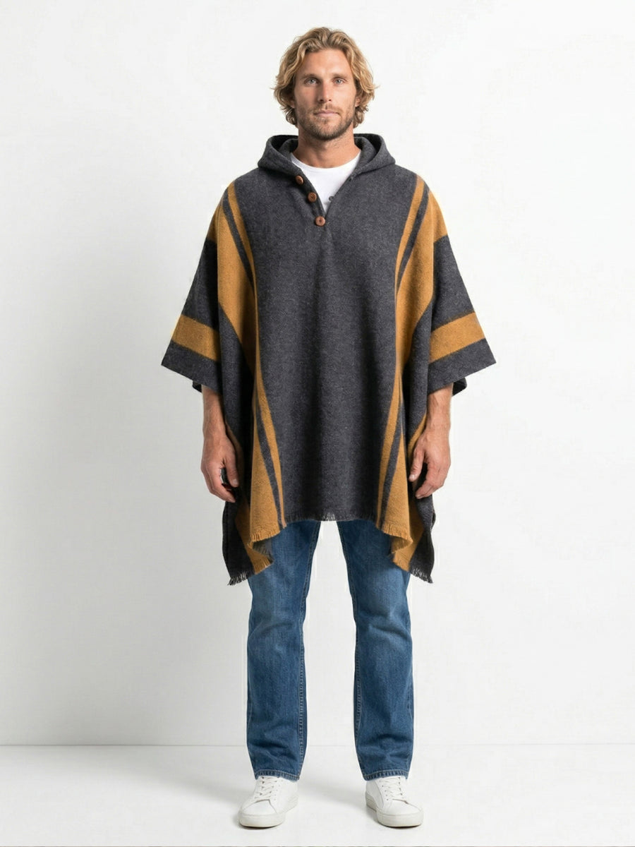 PONCHO LANA ALPACA MARENGO LINEA CAMEL